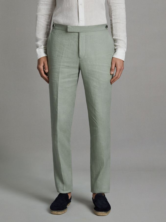 Clothing Sit Men|men's Slim Fit Waffle Dress Pants - Autumn Winter Business  Casual Trousers